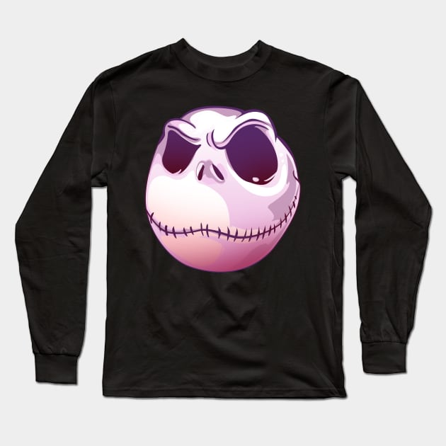 Jack skellington Long Sleeve T-Shirt by Heymoonly